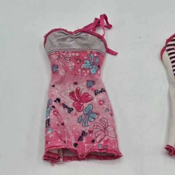 Barbie Doll Dress Lot - 6-Piece Mixed Styles & Patterns - Picture 3 of 10